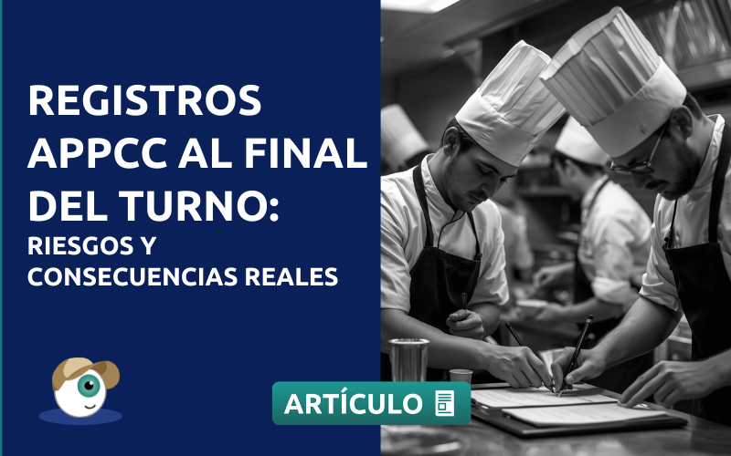 Registros APPCC al final del turno: riesgos y consecuencias reales