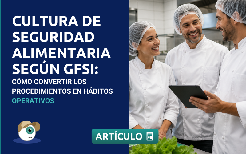 Cultura de seguridad alimentaria según GFSI: cómo convertir los procedimientos en hábitos operativos